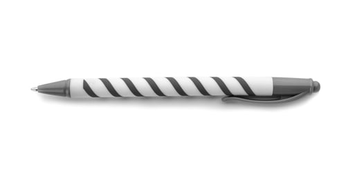 Preview: Pen on white background. Stationery for school