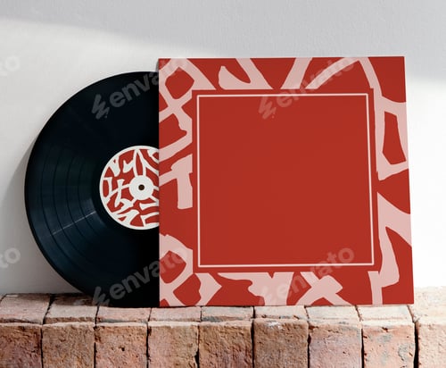 Preview: Retro red vinyl cover