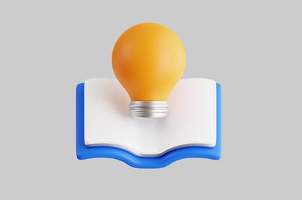 Vista previa: Idea: bombilla en libro abierto