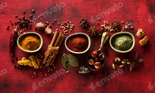 Preview: Indian spicy, spices and seasoning