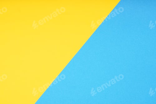 Preview: two color paper background in yellow and blue