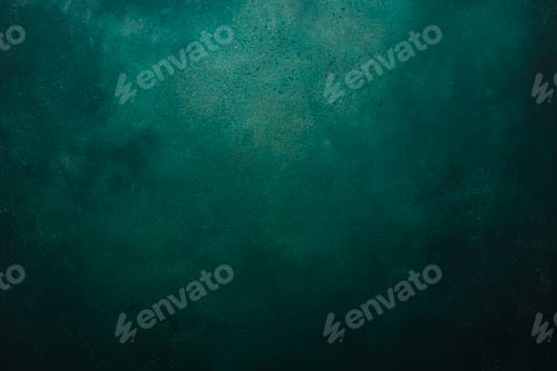 Preview: Matte green texture or background with stains, waves and grain elements.