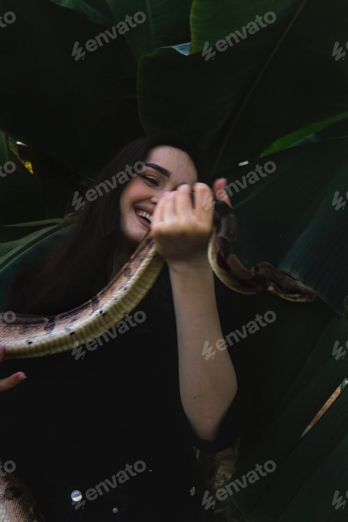 Preview: A young girl with her pet