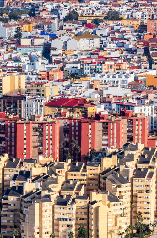 Preview: Aerial View of Residential Apartment Buildings in the city of La Línea de la Concepción