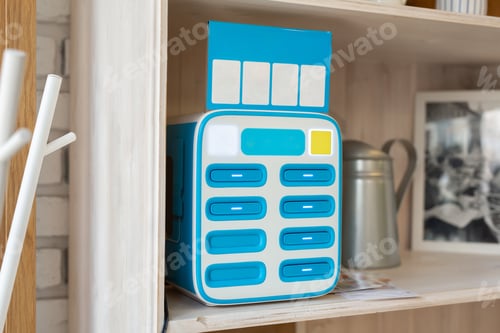Preview: A charger for a mobile battery. Rental service in a cafe power bank