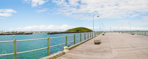 Preview: Panoramic Photo of the Jetty at Coffs Harbour on the East Coast of Australia