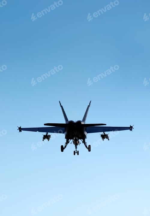 Preview: fighter jet silhouette