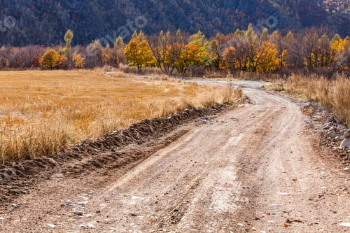 Preview: Country dirt road,China