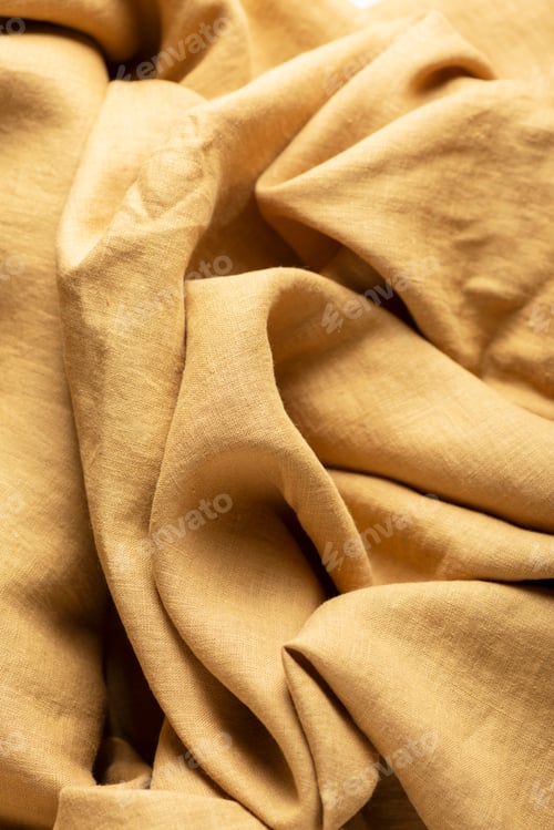 Preview: Curry linen fabric