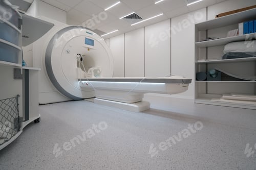 Preview: Medical computed tomography equipment in clinic device for research concept medicine and health