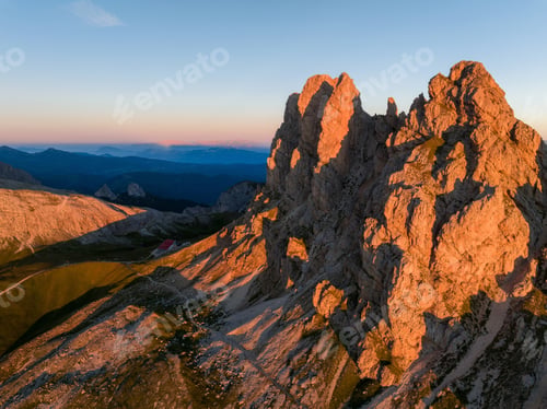 Preview: Sunrise in the Dolomites mountains