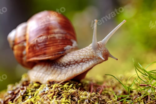 Preview: Helix pomatia also Roman snail, Burgundy snail