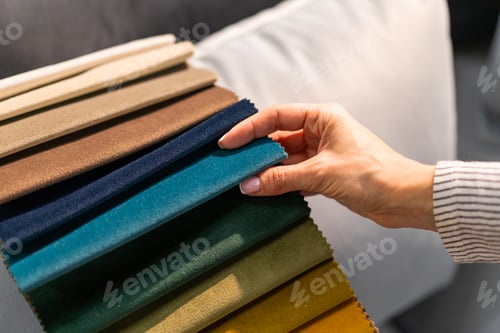 Preview: Fabric Swatches for Upholstery Selection and Design