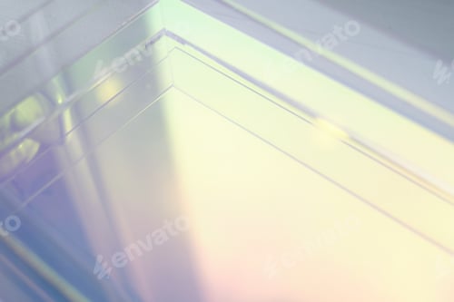 Preview: Soft rainbow light flares background or overlay.