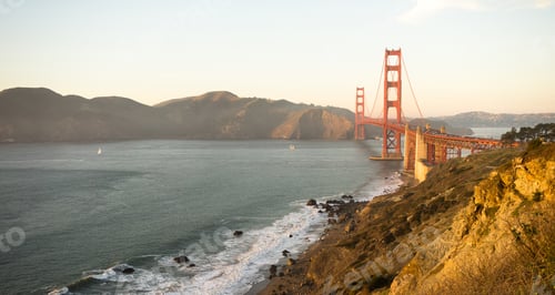 Preview: Golden Gate Bridge Fort Point San Francisco Bay California