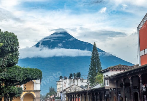 Preview: A volcano in Guatemala, Central America