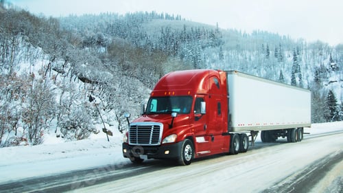 Preview: Van mockup isolated concept, Truck mock up