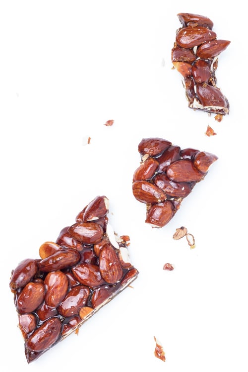 Preview: Nougat with almonds