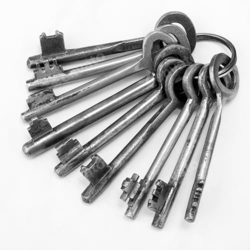 Preview: Old rusty bunch of keys