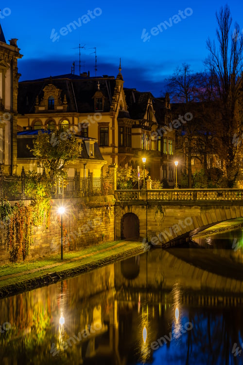 Preview: Strasbourg Alsace France. Traditional half timbered houses