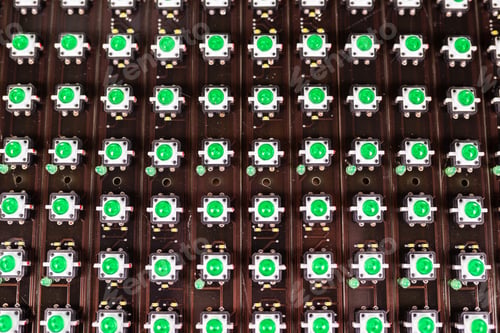 Preview: Panel of LED light indicators is in the production