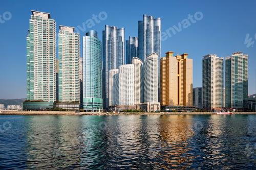 Preview: Marine city skyscrapers in Busan, South Korea