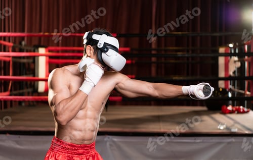 Preview: Technology that allows boxers to spar with their opponents alone. With the use of a VR machine,