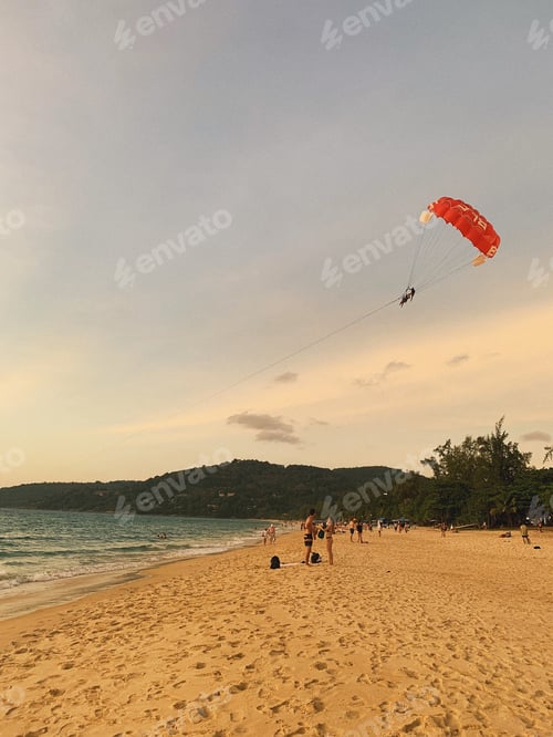Preview: Parasailing on Karon Beach in Phuket Thailand