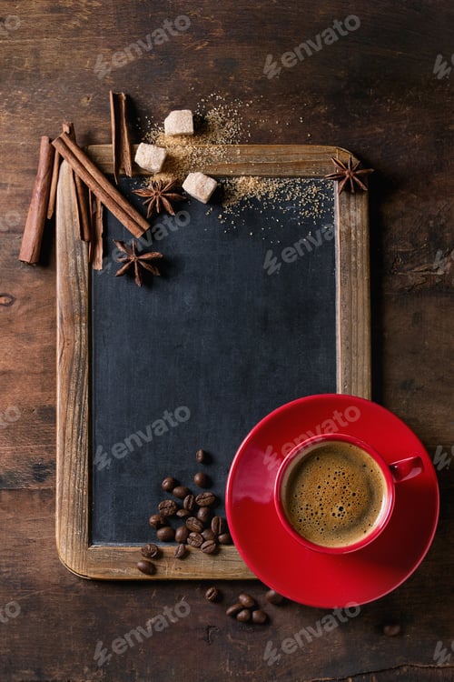 Preview: Chalkboard and coffee