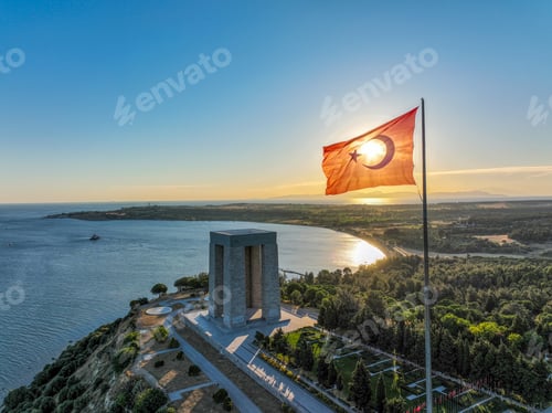 Preview: Canakkale - Turkey, Gallipoli peninsula. Photo shoot with drone
