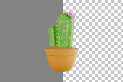 Preview: Cactus Plant 3D Icon