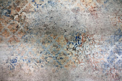 Preview: Abstract background of weathered wood in blue and red tones