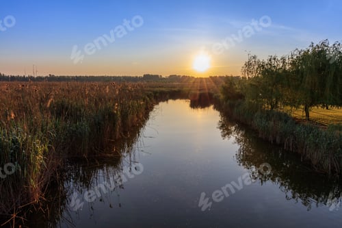 Preview: sunrise in Danube Delta