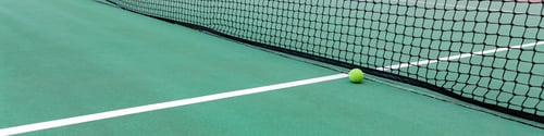Preview: Tennis ball on tennis court