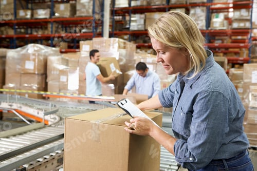 Preview: Workers In Distribution Warehouse