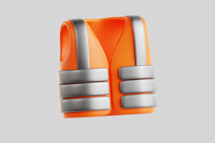 Visualização: Construção de colete de segurança