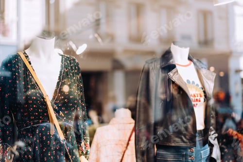 Preview: Window shopping fashion in Paris at retail storefront