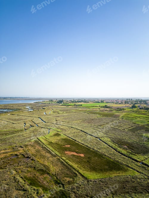 Preview: Aerial View of rural landscape