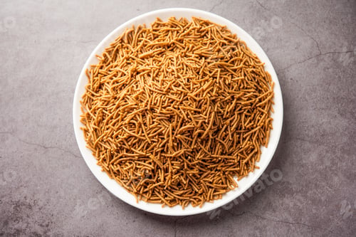 Preview: Nachni or Ragi Sev is a delicious crispy noodle made from finger millets, healthy Indian food