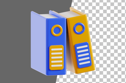 Preview: Files Binder 3D Icon