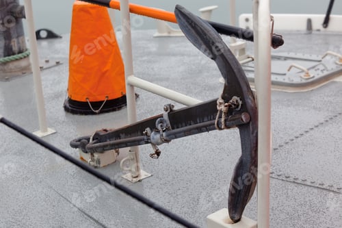 Preview: Anchor and Safety Equipment at Fishing Ship Deck