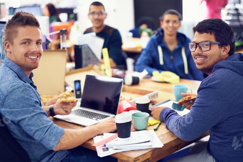 Preview: The IT experts. Shot of employees in an IT office.
