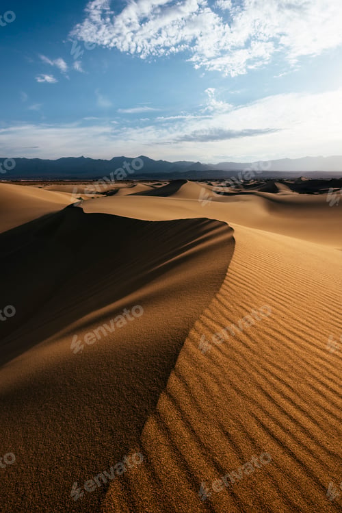 Preview: Mesquite Sand Dunes at dawn, Death Valley National Park, California, USA