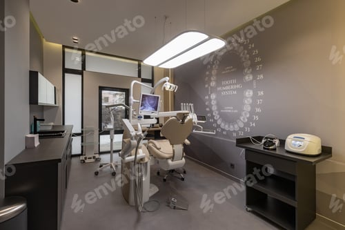 Preview: Interior of modern dentistry medical room
