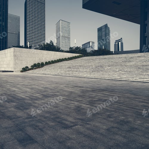 Preview: empty brick road