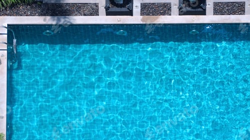 Preview: Bird eyes view images of hotel swimming pool