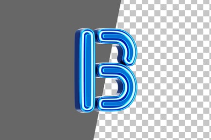 Preview: Neo Futurist B 3D Icon