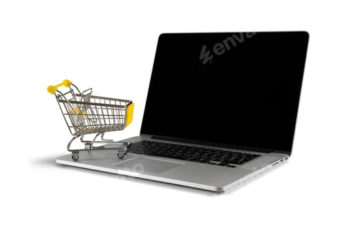 Preview: laptop, mockup, isolation, computer monitor