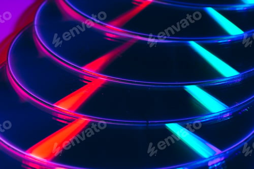 Preview: Several shiny cd disks for a computer