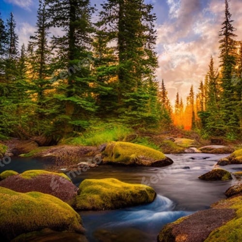 Preview: Picturesque forest